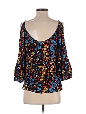 Parker 3/4 Sleeve Silk Top (view 2)