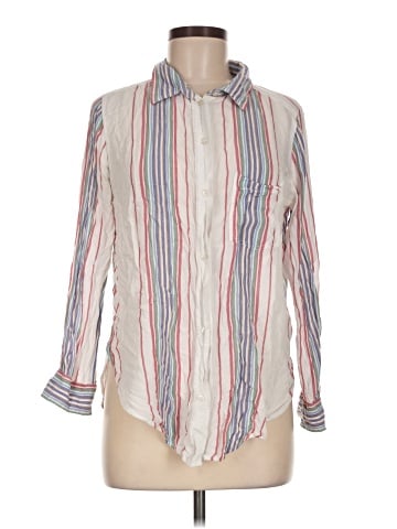 American Eagle Outfitters Long Sleeve Button-Down Shirt (view 1)