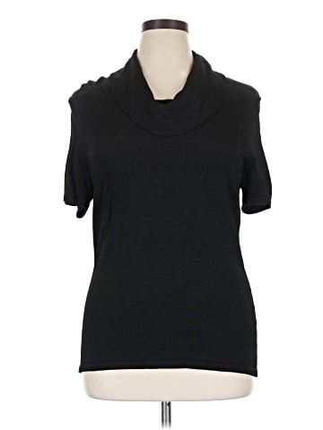Jones New York Collection Short Sleeve Turtleneck (view 1)