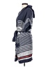 Tea Stripes Orange Blue Poncho Size S - photo 5
