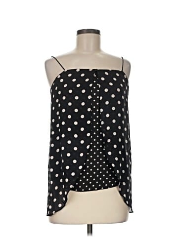 Intermix Sleeveless Silk Top (view 1)