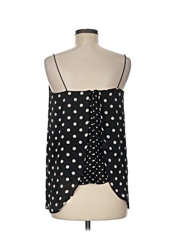 Intermix Sleeveless Silk Top (view 2)