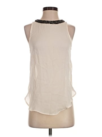 Haute Hippie Sleeveless Silk Top (view 1)
