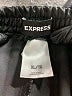 Express 100% Polyester Solid Black Track Pants Size XL - photo 4