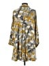 Comfy U.S.A. 100% Polyester Yellow Long Sleeve Blouse Size S - photo 2