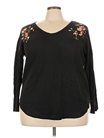 Woman Within Long Sleeve Top (view 1)