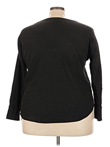 Woman Within Long Sleeve Top (view 2)
