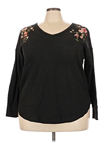 Woman Within Pullover Sweater (view 1)