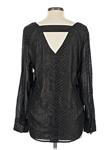 a.n.a. A New Approach Long Sleeve Blouse (view 2)