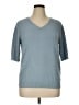 Ella Moss Blue Pullover Sweater Size XL - photo 1