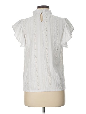 Cable & Gauge Short Sleeve Blouse (view 2)