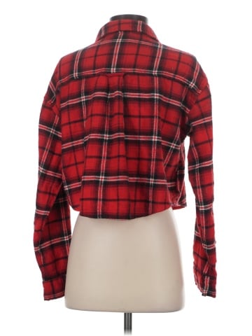 American Eagle Outfitters Long Sleeve Button-Down Shirt (view 2)