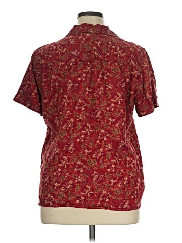 Lauren by Ralph Lauren Short Sleeve Blouse (view 2)