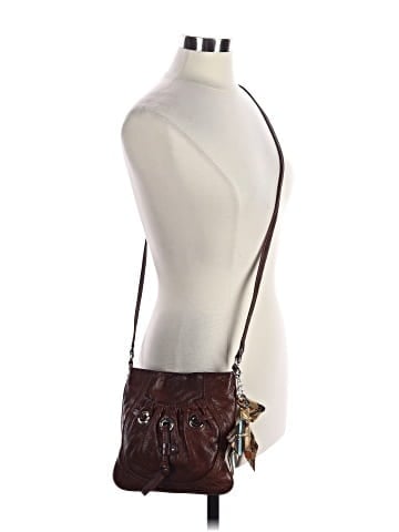 B Makowsky Leather Crossbody Bag (view 2)