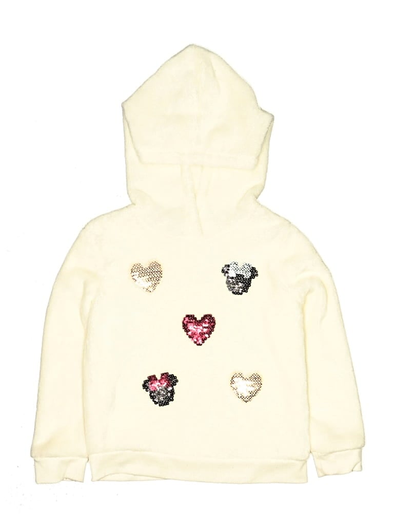 Pre-owned Disney X Jumping Beans Kids' Pullover Hoodie In Ivory