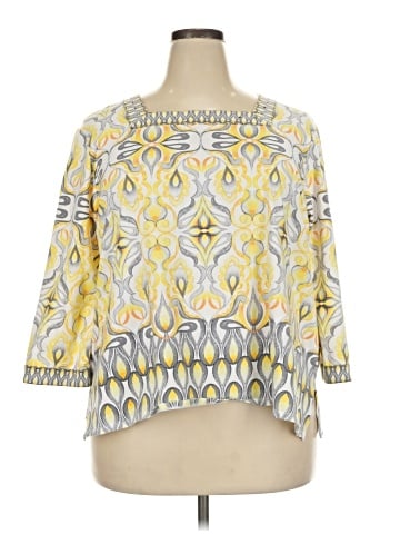 Alfred Dunner 3/4 Sleeve Blouse (view 1)