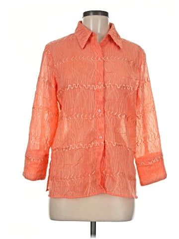 Milano 3/4 Sleeve Button-Down Shirt (view 1)