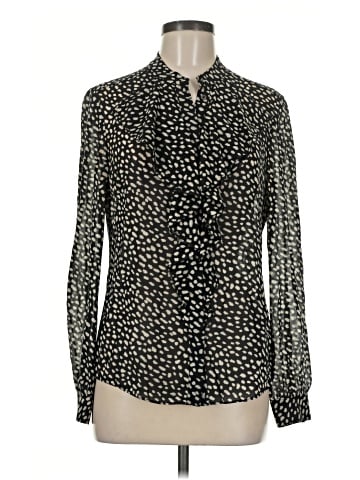 Tory Burch Long Sleeve Silk Top (view 1)