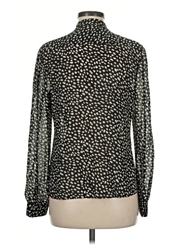 Tory Burch Long Sleeve Silk Top (view 2)