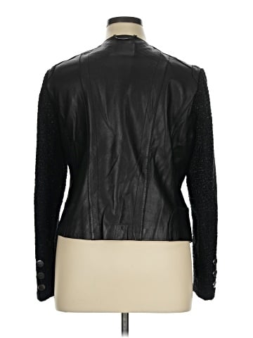 Laundry by Shelli Segal Leather Jacket (view 2)
