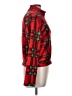 No Boundaries 100% Recycled Polyester Plaid Red Jacket Size M - photo 4