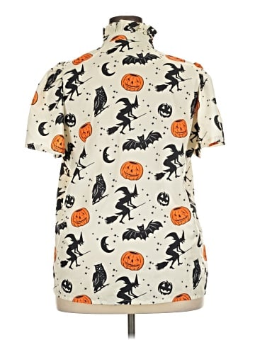 Unbranded Short Sleeve Button-Down Shirt (view 2)