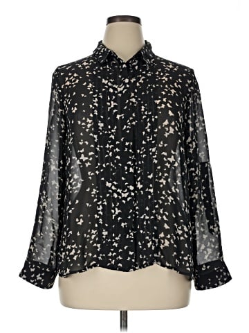 LC Lauren Conrad 3/4 Sleeve Blouse (view 1)