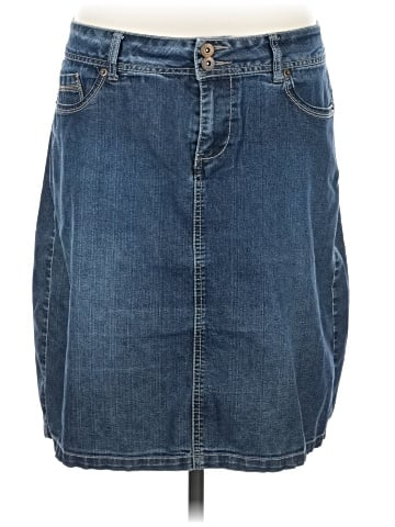 Baccini Denim Skirt (view 1)