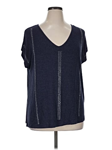 New York & Company Short Sleeve Top (view 1)