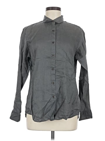 Uniqlo Long Sleeve Button-Down Shirt (view 1)