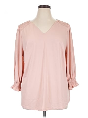 Adrianna Papell 3/4 Sleeve Blouse (view 1)