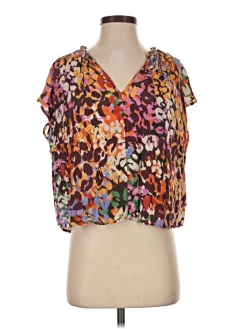 Velvet by Graham & Spencer Short Sleeve Blouse (view 1)