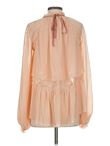 3.1 Phillip Lim Long Sleeve Silk Top (view 2)