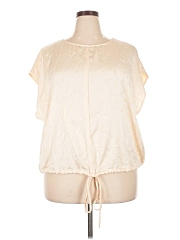 Worthington Short Sleeve Blouse (view 1)