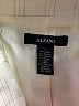 Alfani 100% Acetate Stripes Ivory Blazer Size 2 - photo 6