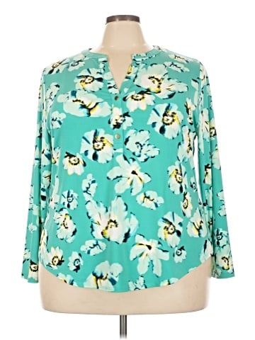 INC International Concepts 3/4 Sleeve Blouse (view 1)