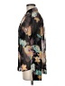 Decree 100% Polyester Floral Black Long Sleeve Blouse Size M - photo 5