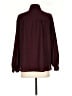 Max Studio 100% Polyester Burgundy Long Sleeve Blouse Size XS - photo 2