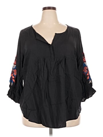Liz Claiborne 3/4 Sleeve Blouse (view 1)