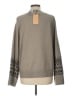 Halogen Animal Print Gray Tan Pullover Sweater Size L - photo 2