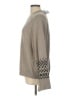 Halogen Animal Print Gray Tan Pullover Sweater Size L - photo 5