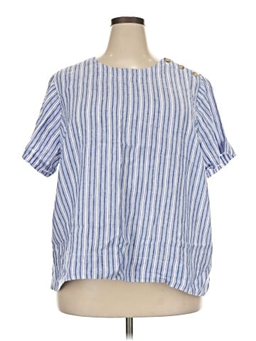 Lands' End Short Sleeve Blouse (view 1)