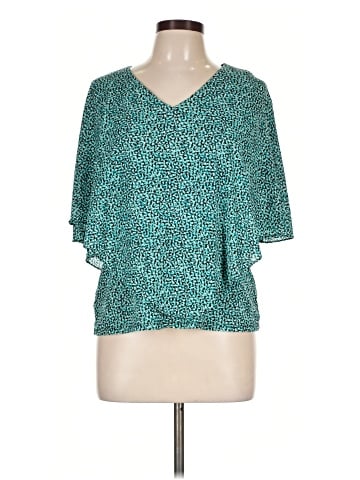 JM Collection Short Sleeve Blouse (view 1)