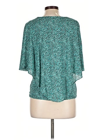 JM Collection Short Sleeve Blouse (view 2)