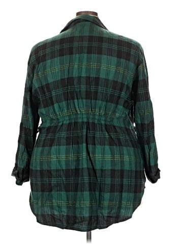 Lane Bryant 3/4 Sleeve Button-Down Shirt (view 2)