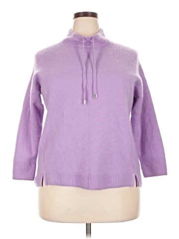 Isaac Mizrahi LIVE! Cashmere Pullover Sweater (view 1)