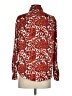 MICHAEL Michael Kors 100% Polyester Paisley Red Long Sleeve Blouse Size P (petite) - photo 2