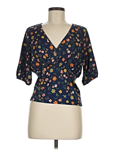 Espresso Short Sleeve Blouse (view 1)
