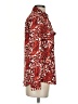 MICHAEL Michael Kors 100% Polyester Paisley Red Long Sleeve Blouse Size P (petite) - photo 4
