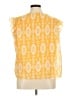 Assorted Brands 100% Polyester Yellow Sleeveless Blouse Size XL - photo 2
